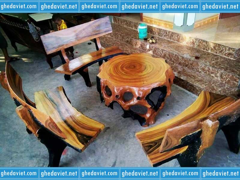 Cung cấp bàn ghế đá giả gỗ